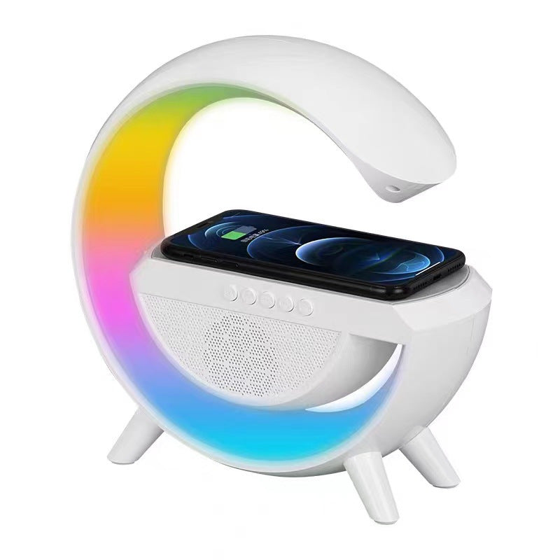 G-shaped Led Wireless Charger Speaker