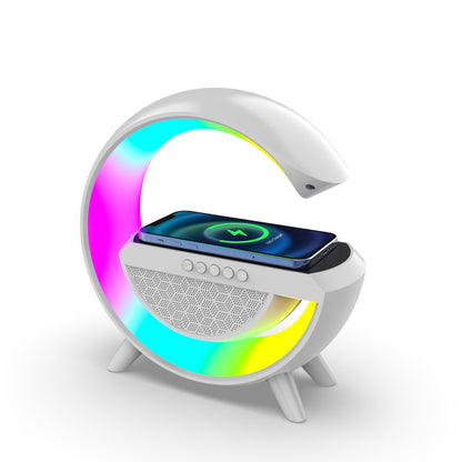 G-shaped Led Wireless Charger Speaker