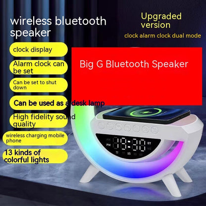 G-shaped Led Wireless Charger Speaker